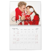 Familie kalender, moderne aangepaste foto kalender (Feb 2026)