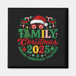 Familie Kerst 2025 Kerst Squad Xmas Matchin Magneet