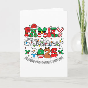 Familie Kerst 2025 Matching Outfit Xmas Squad S Kaart