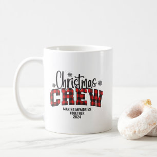 Familie Kerst Crew 2024 T-shirt Koffiemok