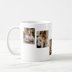 Familie Kerst Custom Foto Koffiemok