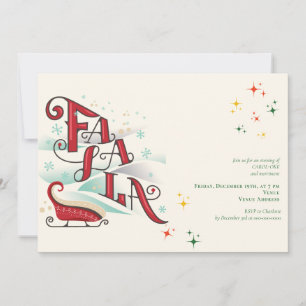 Familie Kerst Karaoke 24 Kerk Carols Service Kaart