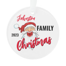 Familie Kerst Ornamenten Gepersonaliseerd