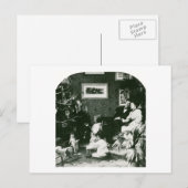  Familie Kerst - Stereoview Feestdagenkaart (Voorkant / Achterkant)