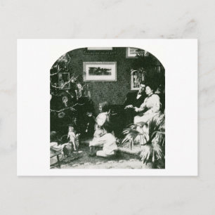 Familie Kerst - Stereoview Feestdagenkaart