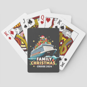 Familie Kerstcruise 2024 Matching Outfit Pokerkaarten