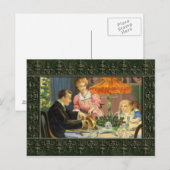 Familie Kerstdiner Briefkaart (Voorkant / Achterkant)