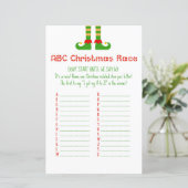 Familie kerstfeest Game PRINED (Staand voorkant)