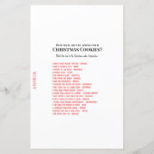 Familie kerstfeest Game PRINED (Achterkant)