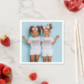 Familie Kerstfoto Vakantie Servet (Insitu)