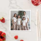 Familie Kerstfoto Vakantie Servet (Insitu)