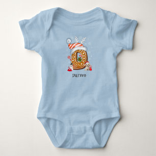 Familie Kerstman Sinterklaas Gengainebrief Letter Romper