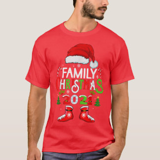 Familie Kerstmis 2021 crew Xmas Squad santa grappi T-shirt