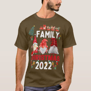 Familie Kerstmis 2022 Matching s Squad Gnome Love T-shirt