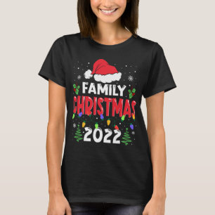 Familie Kerstmis 2022 Matching Squad Santa Elf Fun T-shirt