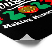 Familie Kerstmis 2023 Matching Squad Fun Xmas Sant Poster (Hoek)