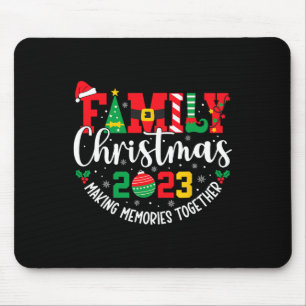 Familie Kerstmis 2023 Matching Squad Santa Elf Fun Muismat