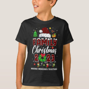 Familie Kerstmis 2023 Matching Squad Santa Elf Fun T-shirt