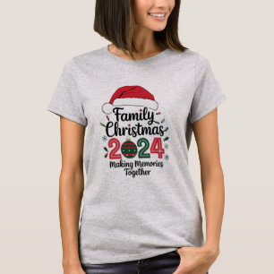 Familie Kerstmis 2024 Herinneringen Maken Samen T-shirt
