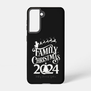 Familie Kerstmis 2024 Herinneringen Samen Matching Samsung Galaxy Hoesje
