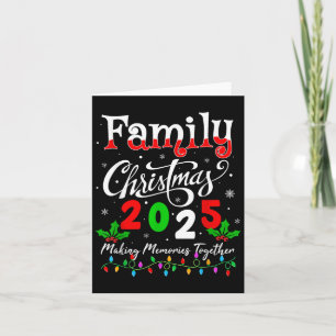 Familie Kerstmis 2025 Bijpassende Xmas Pyjama Chri Kaart