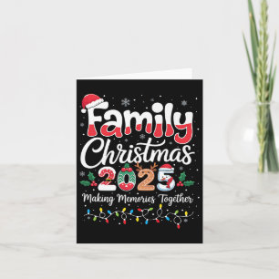 Familie Kerstmis 2025 Matching Outfit Xmas Squad S Kaart