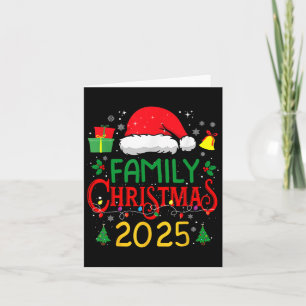 Familie Kerstmis 2025 Matching Outfit Xmas Squad S Kaart