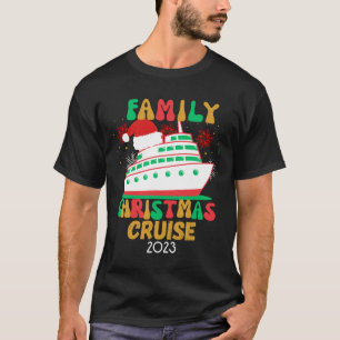 Familie Kerstmis cruise T-shirt