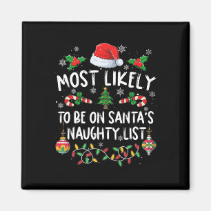 Familie Kerstmis meest waarschijnlijk op Santa's N Magneet