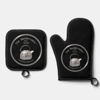 Familie Keuken Ovenwant & Pannenlap Set