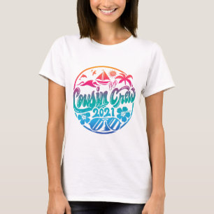 Familie Kinder neef — zomervakantiestrand T-shirt