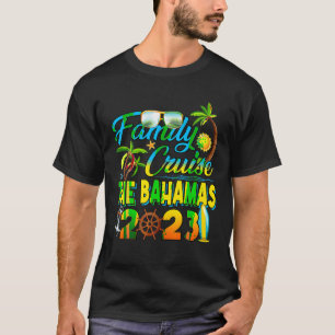 Familie kruist de Bahamas 2023 Summer Matching Vac T-shirt