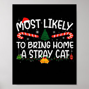 Familie Matching Kerst Mis Likely Om Een Zwerver T Poster
