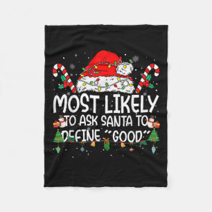 Familie Matching Kerst Mis Likely Om Sinterklaas T Fleece Deken
