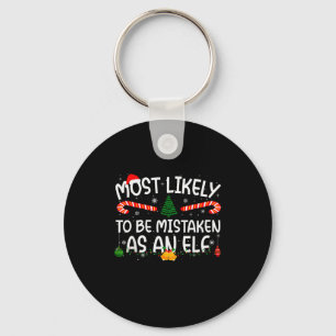 Familie-matching Kerstmis Hoogstwaarschijnlijk Ver Sleutelhanger