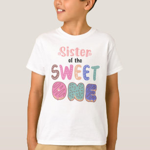 Familie Matching Sweet One Verjaardag Lollipop Sno T-shirt