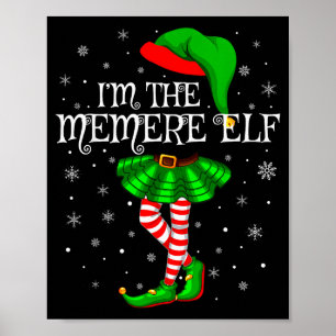 Familie Matching Vrouwen Meisjes Ik ben de Memere Poster