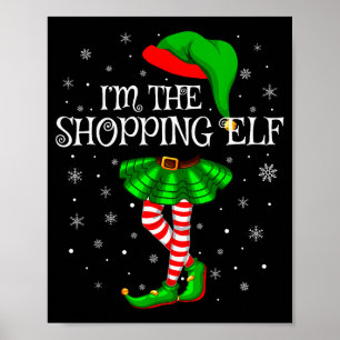 Familie Matching Vrouwen Meisjes Ik Ben De Winkel Poster
