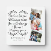 Familie Memorial Three Photo Keepomwille Fotoplaat (Voorkant)