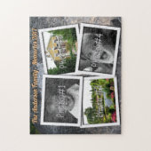 Familie Memories 4 x Custom Photos Challenge Rock Legpuzzel (Verticaal)
