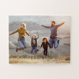 Familie met een overmaat van 11 x 14 inch legpuzzel