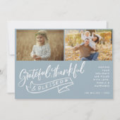 Familie met kerstcadeaus Foto Modern (Voorkant)