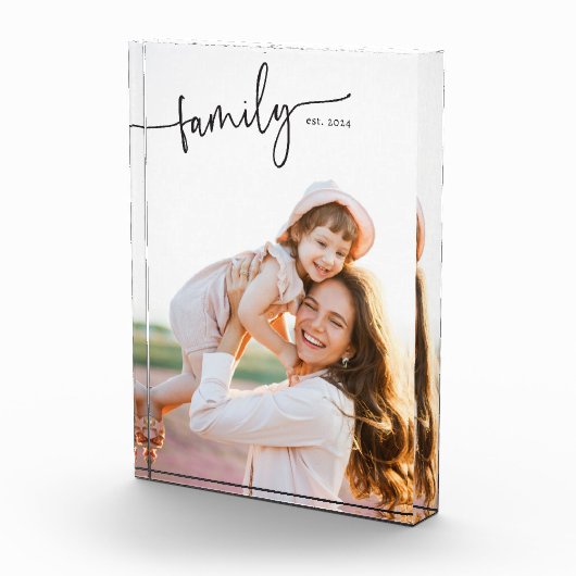 Familie Modern Fotoblokken (Rechts)