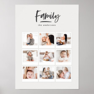 familie multi foto foto foto foto foto foto foto f poster