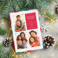 FAMILIE MULTI FOTO moderne minimale rand rood roze