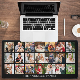 Familie Multi Fotocollage - Kies uw kleur Bureaumat