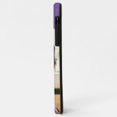 Familie Paarse 4 Fotocollage Custom Case-Mate iPhone Case (Achterkant/links)