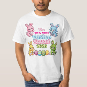 Familie Pasen Team 2026 T-Shirt Op Maat Gemaakt