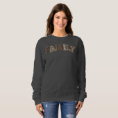 Familie Patchwork Sweatshirt (Voorkant volledig)