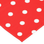 Familie Picknick Rood Witte Stippen Tafelkleed (Gekanteld)
